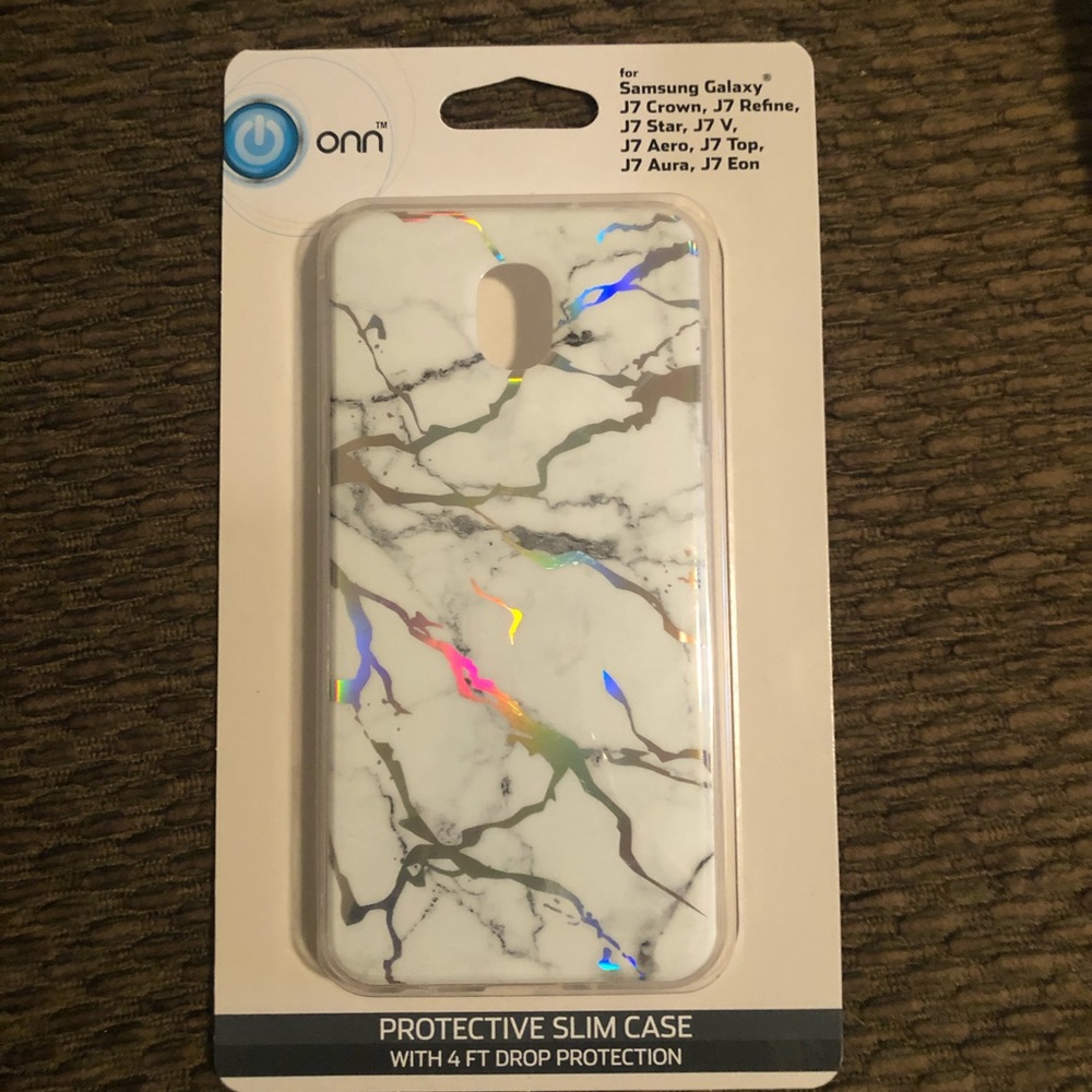 ONN Marble Protective Slim Case (Samsung)